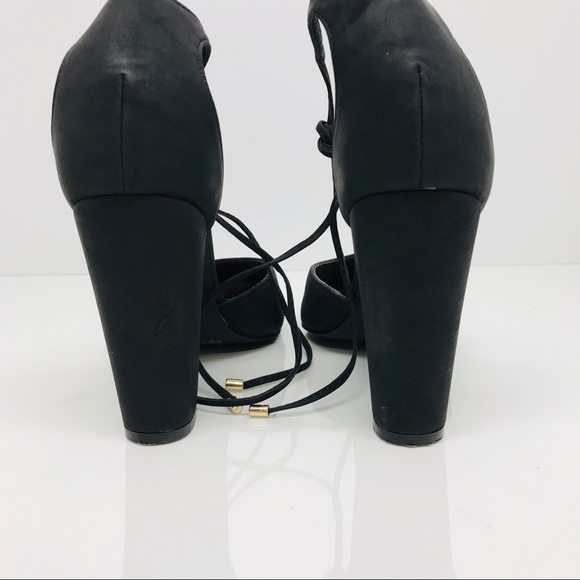 Breckelle’s Point Toe Black High Heels - Picture 4 of 11